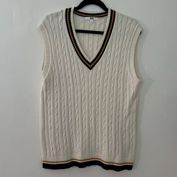 Cable Knit Sweater Vest - Picture 2 of 4